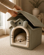 Niche pour chien Dognaire, toit détachable, coussin dehoussable inclus, S à L. Dognaire