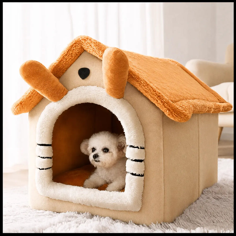 Niche pour chien Dognaire, toit détachable, coussin dehoussable inclus, S à L. Dognaire